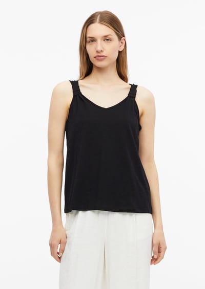 V-hals T-shirt van zacht katoen jersey maat dames s.Oliver