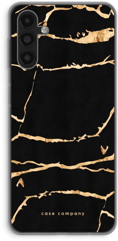 Case Company® - Hoesje geschikt voor Samsung Galaxy A13 5G hoesje - Gouden marmer - Soft Cover Telefoonhoesje - Bescherming aan alle Kanten en Schermrand