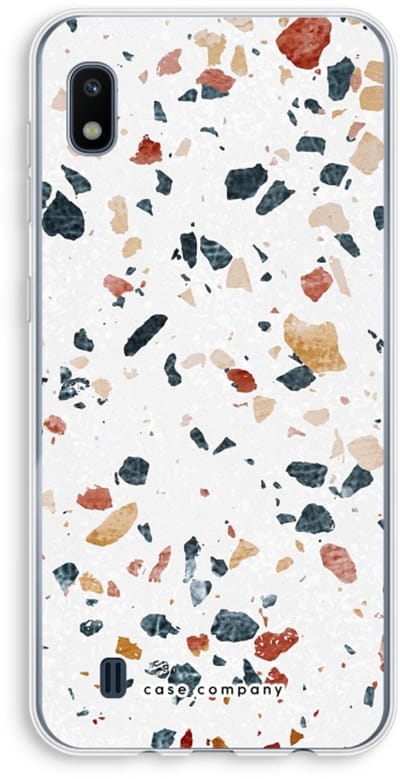 Case Company® - Hoesje geschikt voor Samsung Galaxy A10 hoesje - Terrazzo N°4 - Soft Cover Telefoonhoesje - Bescherming aan alle Kanten en Schermrand