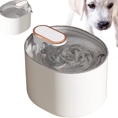 Automatische Waterfontein voor Katten en Honden - 3L Waterbak - Wit - Inclusief Filter