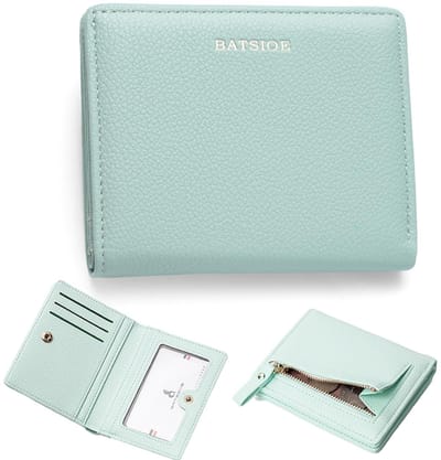 Dailygoods- Portemonnee Dames Klein - Zacht PU-leer - Veel Vakken - Creditcardhouder - ID-Venster - Muntvak Ritssluiting - Damesportemonnee