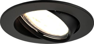 Ledvion - LED Inbouwspot Amsterdam - Wit - Dimbaar - 3W - 2700K - Ø82 mm