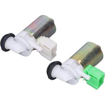 2 stuks Ruitensproeierpomp WWPNS1GD 2 Vervanging voor FORD Maverick DA Y60 1988-1994 white
