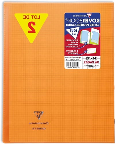Cursusblok met Flappen - Notitieboek A4+ Schoolblok - Studeren en Notities Maken - Waterdichte en Scheurvaste Omslag