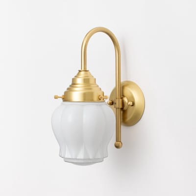Wandlamp Eden Meander Messing - Art Deco Trade