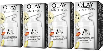 Olay Total Effects - 7-in-1 Dagcrème SPF 30 - 4 x 50 ml