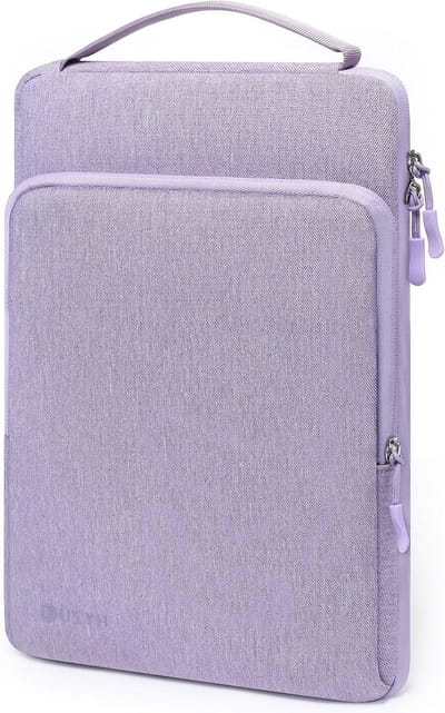 SnelShoppen - 13 Inch Laptophoes Laptoptas voor MacBook Air Pro, 13" iPad Pro/Air, Surface Pro, XPS 13, Lila Paars, Beschermhoes, Waterdicht, Draagbaa