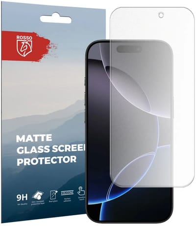 Rosso Anti-Reflectie Tempered Glass Geschikt voor Apple iPhone 16 Pro -Anti-Reflectie Screen Protector - Case Friendly - Anti-Reflecterend