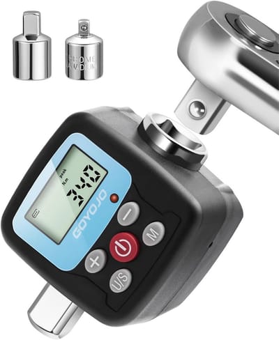 Digitale Momentsleutel - Koppelmeter Set - Nauwkeurig Aandraaien - Verlicht LCD Display - 340 Nm Max - Metaal