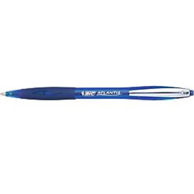 BIC® Atlantis® drukbalpen Soft, blauw, 12 stuks