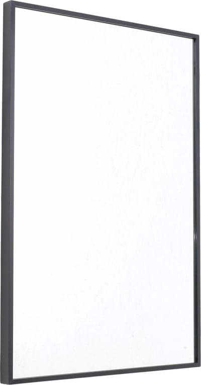 Fragix York Wandspiegel - Zwart - Aluminium - 60x40