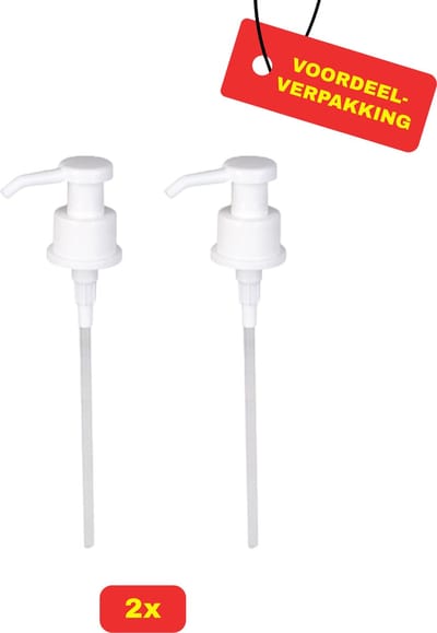 Doseerpompje short nozzle voor Sterillium en Baktolin 350/500 ml flacon - 2x1 voordeelverpakking
