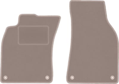 Beige voormatten voor: Audi A6 C6 sedan, stationwagen, avant (2004-2006)