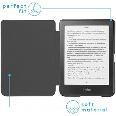 imoshion Design Slim Hard Case Bookcase voor de Kobo Clara HD - Flowers Distance