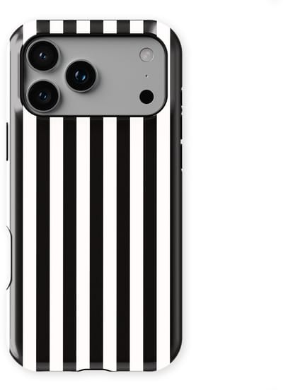 DripCase Gestreept Hoesje geschikt voor iPhone 17 Pro | Backcover met Mag | Stripes Motief | Trendy Case geschikt voor iPhone 17 Pro met Strepen Piano Lane