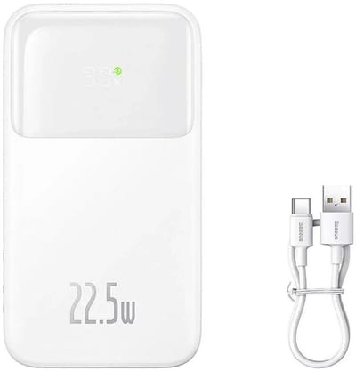 Baseus Comet 10.000 mAh Fast Charge Powerbank 22.5W met Display Wit