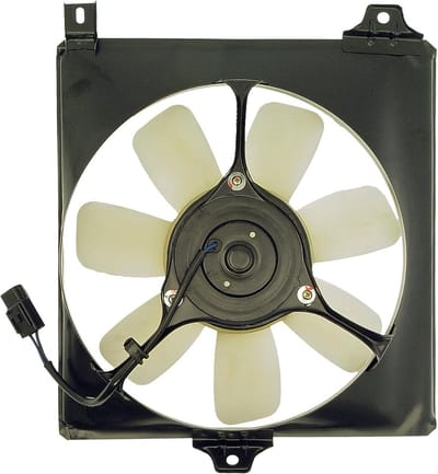 Ventilator Motor - Koeling Onderdeel - Motor Koelen - 12 Volt Werking - 45.72 cm - Zwart