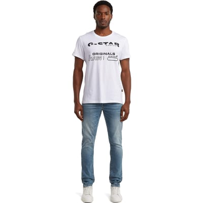G-Star D-staq 5-pocket Slim Faded Cyanine Blue Taglia: W28L32 | Jeans Slim Fit Outlet | Uomo | Blu