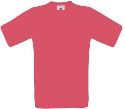 B&C Exact 150 Kids T-shirt Fuchsia Maat 12/14 (onbedrukt - 5 stuks)