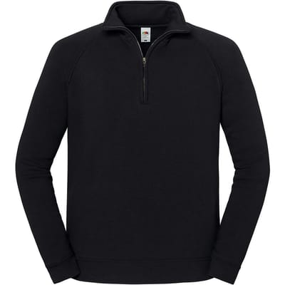 Fruit of the Loom Unisex Volwassen Iconic Premium Sweatshirt (Zwart)