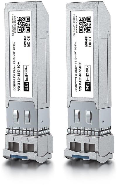 Netwerk Module - SFP+ Transceiver - Netwerk Uitbreiding - 10 Gigabit Snelheid - 10 km Bereik - Zilver