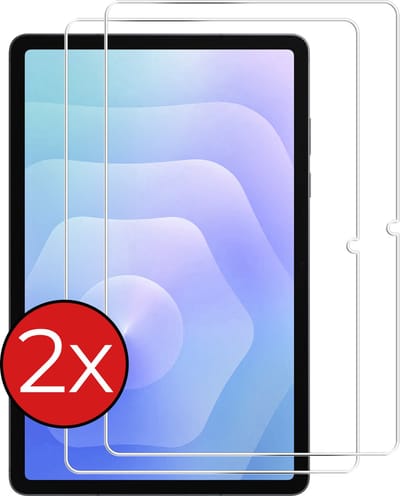 Screenprotector - 2 Stuks - Geschikt voor Samsung Galaxy Tab S11 - Extra Sterk - Beschermglas - Gehard Glas - Tempered Glass - Screen Protector