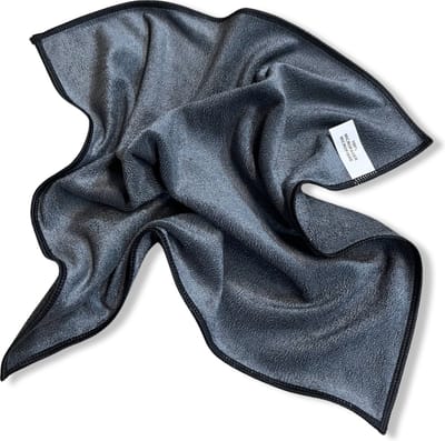 Microvezeldoekjes antraciet grijs - 30 stuks chique bardoeken - barista - 40x40cm.
