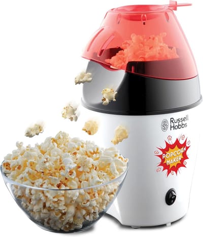 Popcorn machine - Popcornmaker zonder olie - Popcornpan feest en kinderen - Snackplezier