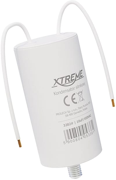 XTREME Motorcondensator 10µF 450V AC - Condensator met Kabels - Start/Bedrijf