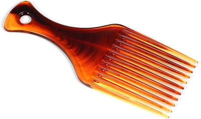 Haar Kam voor Krullend en Afro Haar, Breed Tanden Ontklitten, Ideaal voor Volume en Styling