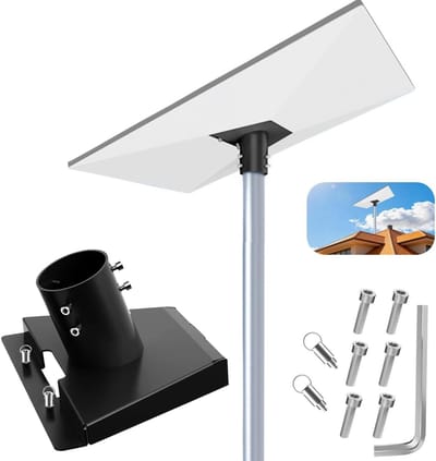 Robuuste Tube Adapter voor Starlink Gen 3, Geschikt voor 2.5 cm-5.3 cm, Ideaal voor Huizen, Campers en Boten, Verbeterde Duurzaamheid en Eenvoudige Montage