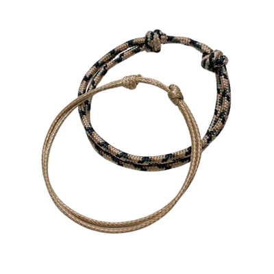 Bovista Armband - Staal - Nep Zilver - Dames - 2 St - Olijf