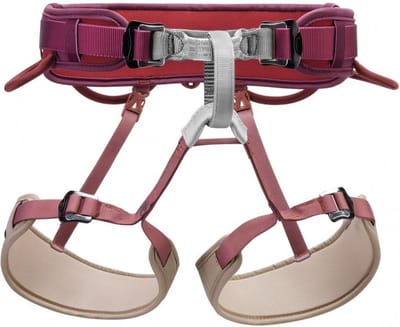 Petzl Corax comfortabele en universele klimgordel rood - maat 2