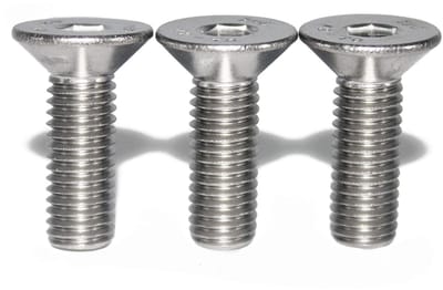 Dailygoods- Verzonken Kopschroeven M5x25 - 50 Stuks - Volledige Schroefdraad - Roestvrij Staal A2 - Binnenzeskant - Schokbestendig - Schroeven