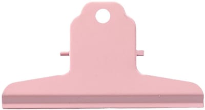 Allecto - Grote Stier Paperclips - Metalen Klemmen - Sterke Veer - Roze - Ophangbare Binder Clips - Voor Thuiskantoor en School