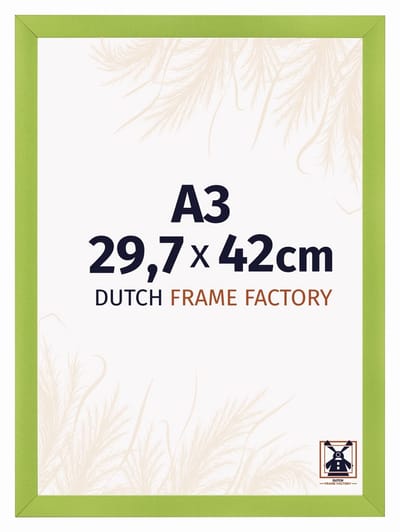 Fotolijst A3 29,7x42 cm - MDF - Groen - Praag