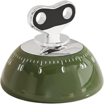 VHV - Timer - Kookwekker - Visuele Timer - Mechanische keukentimer - Magnetische mechanische keukenwekker - 60 minuten countdown-timer - Magnetische eierwekker - Visuele timer - Voor koken - Bakken - Onderwijs - Kantoor - Kinderen - Groen