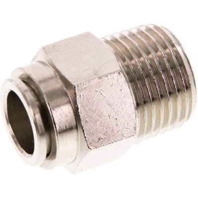 12mm x R1/2'' Messing Insteekfitting Buitendraad FKM