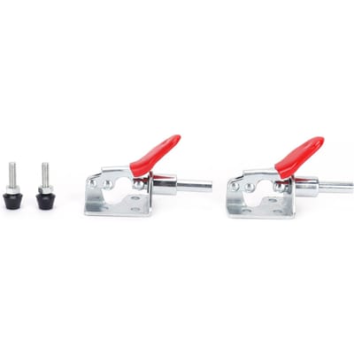 2 Set Duw Trek Knevelklem Snelle Positionering Handgereedschap Woondecoratie Accessoires