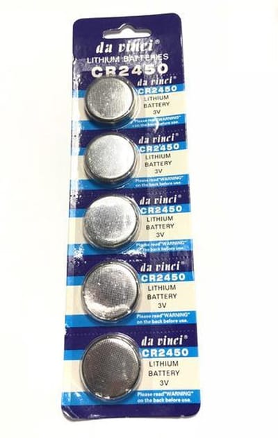 Dil Vinci CR2450 3V Lithium knoopcellen - 5 stuks