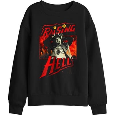 Stranger Things Sweatshirts - Season 5 - Eddie Munson Raising Hell - S tot XXL - voor Mannen - zwart