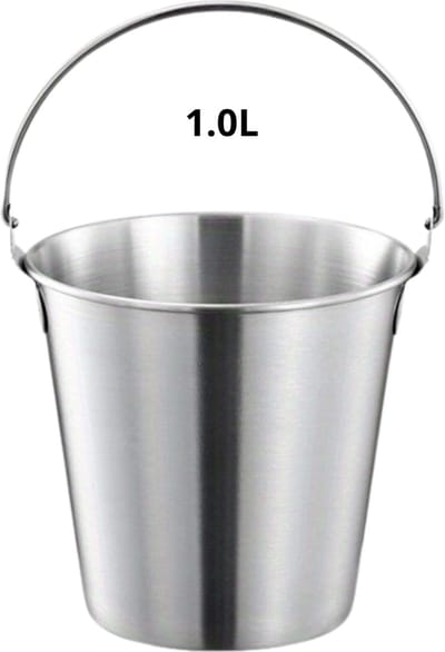 Bovista Champagne Emmer - Champagnekoeler - Champagneschaal - Drankemmer - Champagne Bowl - Drankkoeler - Zilver 1L