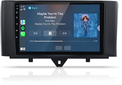 Hexinex autoradio Geschikt voor Smart Fortwo 451 2010-2015 - Draadloos CarPlay, Android Auto, multimediaspeler, Android 15, 4GB+64GB