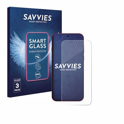 3 Stuks Savvies Screenprotector - geschikt voor Oppo Find X9 Pro - beschermfolie glas transparant