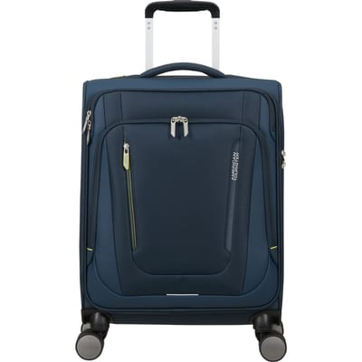 American Tourister Koffer - Wanderlite handbagage 4 wielen (spinner) 55x40x20cm Tsa slot - Dark Navy- 44 l