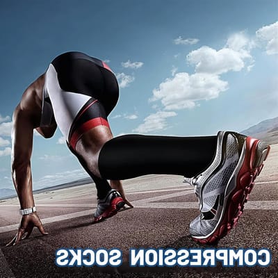 Compressiekousen voor Sport, Hardlopen, Fietsen en Reizen - Ademend en Comfortabel (Zwart) - 4 Paar