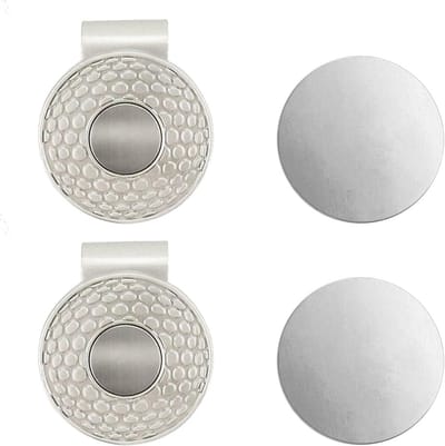 Golf Ball Marker Magnetisch | Pack van 2 | Hoge Kwaliteit Golf Accessoires | Golfgeschenken Voor Heren