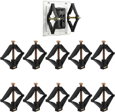 10 Stuks 118 Type Cassette Steunstangen voor Elektriciens - Wandmontage Socket Box Houder en Reparatietool voor Klussen en Installaties