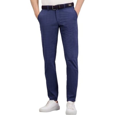 Gardeur Broek Modern Benito Subtle Check Marine / male