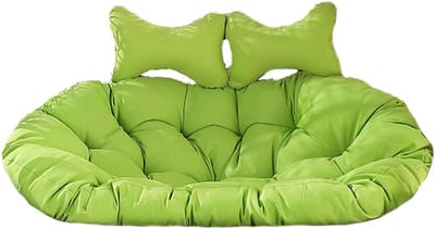 Dubbel Ei Stoel Kussen - Hangmat Kussen Stoel - Buiten Ontspannen - Super Dikke Vulling - 150x110x16 cm - A
